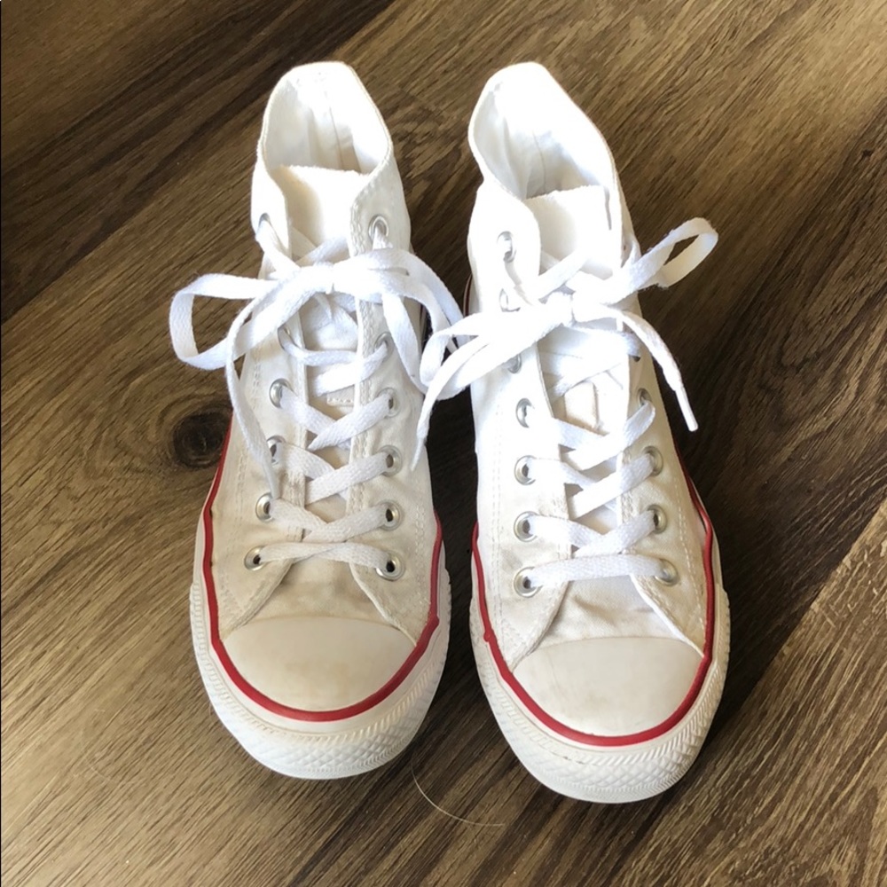 White high top converse